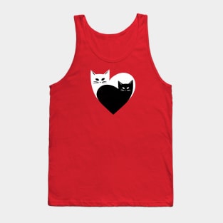 Kitty Love Heart Tank Top